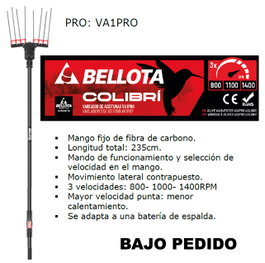 Bellota VA1PRO Vareador Profesional Adaptable a Batería de 12 V