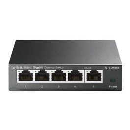 TP-Link TL-SG105S Switch de 5 Puertos Gigabit Ethernet Negro