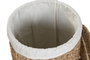 DKD Home Decor Cesta Tropical Set de 3 Natural Blanco