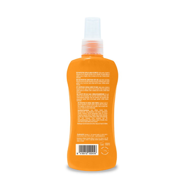 Babaria Sun Lovers Hair Protector Filtro Solar y Nutrientes Spray Protector Capilar 100 ml