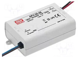 MEAN WELL APV-35-5 Alimentador LED 25W 5VDC 5A