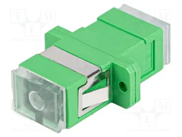 LANBERG Adaptador de fibra óptica SC/APC a SC/APC verde
