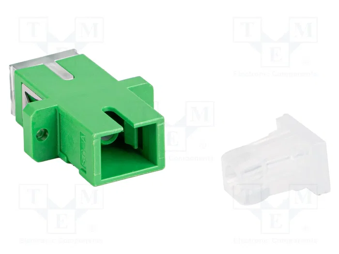 LANBERG Adaptador de fibra óptica SC/APC a SC/APC verde LANBERG Adaptador de fibra óptica SC/APC a SC/APC verde