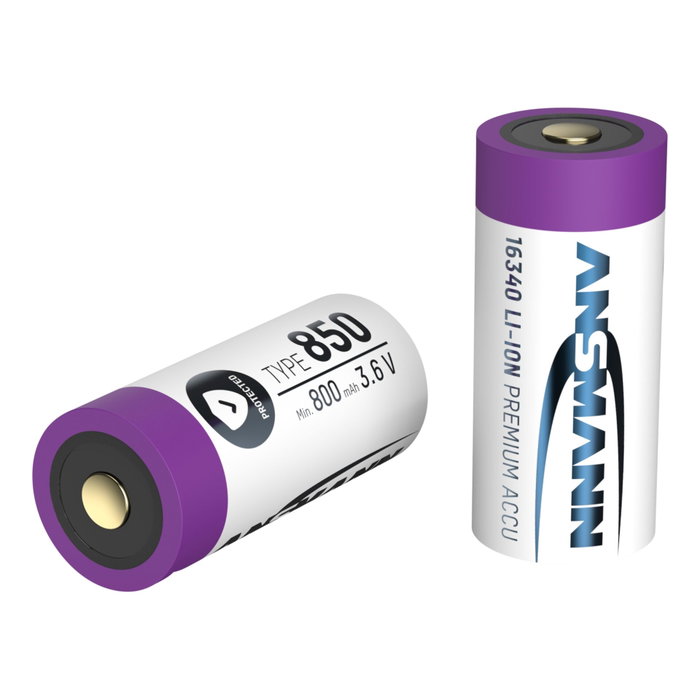 Ansmann 16340 Li-Ion Akku 850mAh 3,6V Standard Version 1300-0017