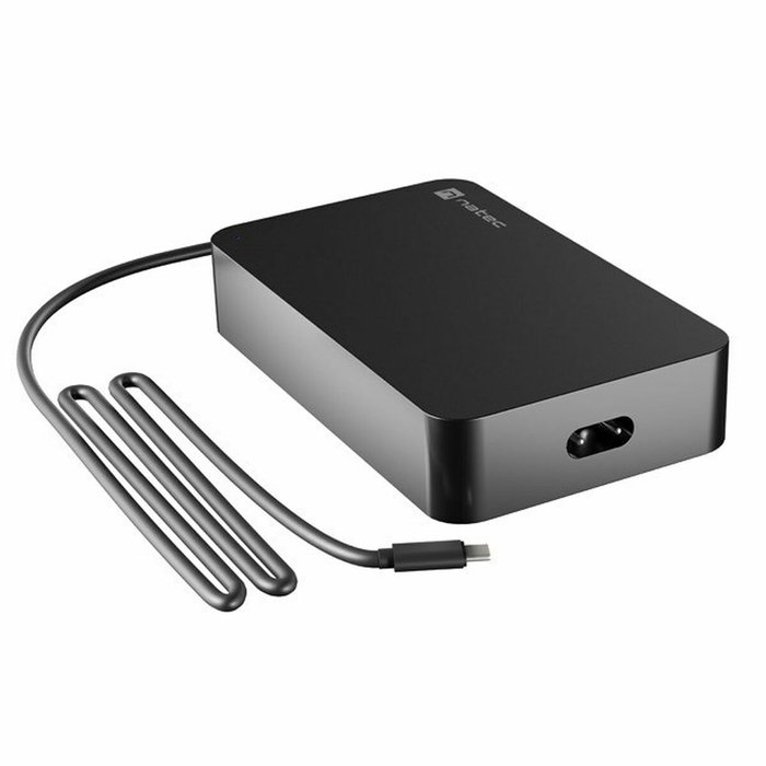 NATEC Grayling Adaptador e Inversor de Corriente 90 W USB-C Negro NATEC Grayling Adaptador e Inversor de Corriente 90 W USB-C Negro
