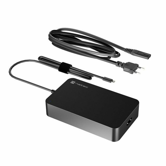 NATEC Grayling Adaptador e Inversor de Corriente 90 W USB-C Negro NATEC Grayling Adaptador e Inversor de Corriente 90 W USB-C Negro