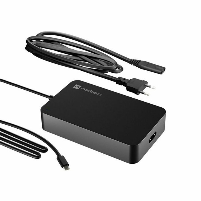 NATEC Grayling Adaptador e Inversor de Corriente 90 W USB-C Negro NATEC Grayling Adaptador e Inversor de Corriente 90 W USB-C Negro