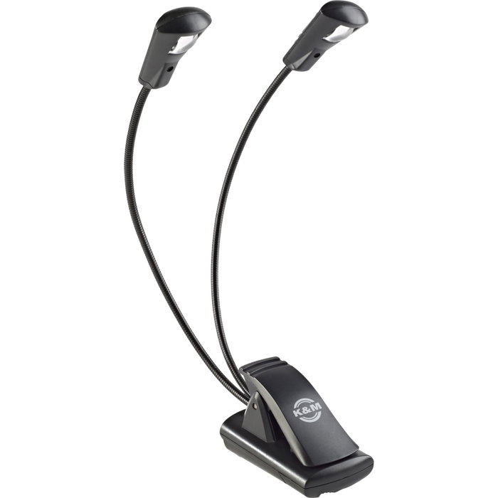 K&M 12243 Notenpultleuchte Double LED FlexLight