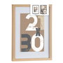 Marco de Fotos Gift Decor Natural Vidrio Madera MDF 30 x 40 cm (6 Unidades)