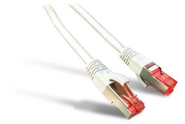 Garbot S/FTP Patch Cord Cat.6 LSOH Cable de Red Ethernet, Doble Blindaje, Doble Conector RJ-45, Gris, 1.5 Metros