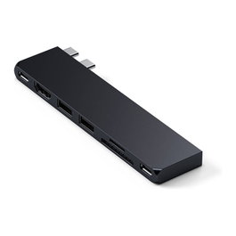 Satechi USB-C Pro Hub Slim Adapter, Mitternacht, ST-HUCPHSD