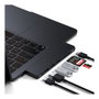 Satechi USB-C Pro Hub Slim Adapter, Mitternacht, ST-HUCPHSD