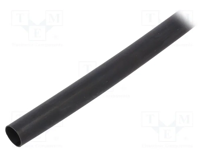 HELLERMANNTYTON Tubo termoretráctil negro de 9,5mm HELLERMANNTYTON Tubo termoretráctil negro de 9,5mm