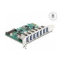 DeLOCK 90104 Tarjeta PCI Express x1 a 7 x USB 3.2 Gen 1 Tipo-A
