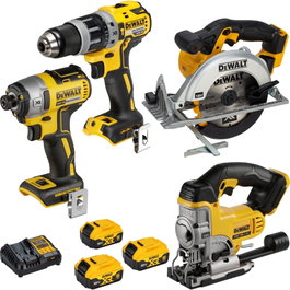DeWalt DCK551P3T-QW Set de herramientas inalámbricas 18V con 3 baterías de 5Ah