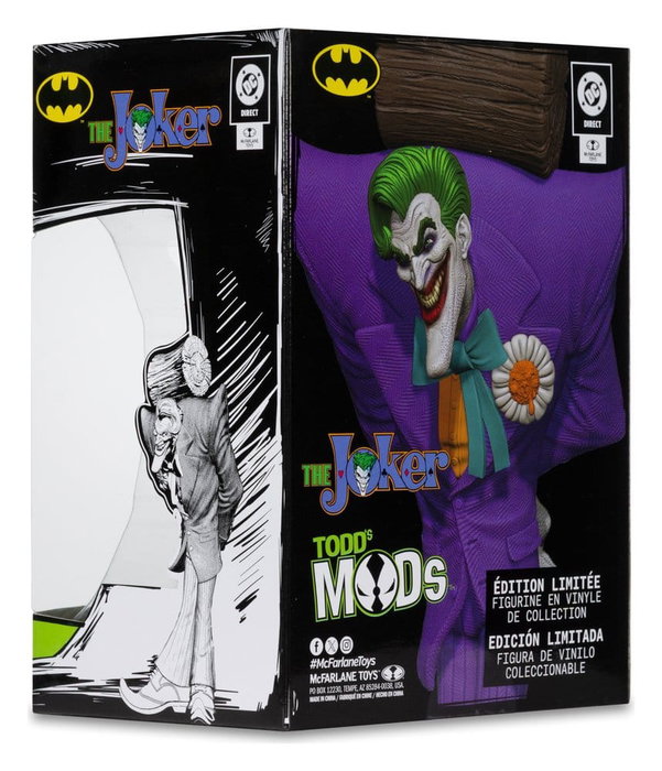 DC Direct Estatua Collector Vinyl The Joker (Limited Edition Todd's Mods) 13 cm