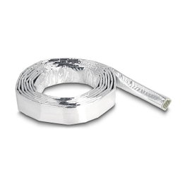 DeLOCK Funda de cable de fibra de vidrio y aluminio 2 m x 10 mm - Plata