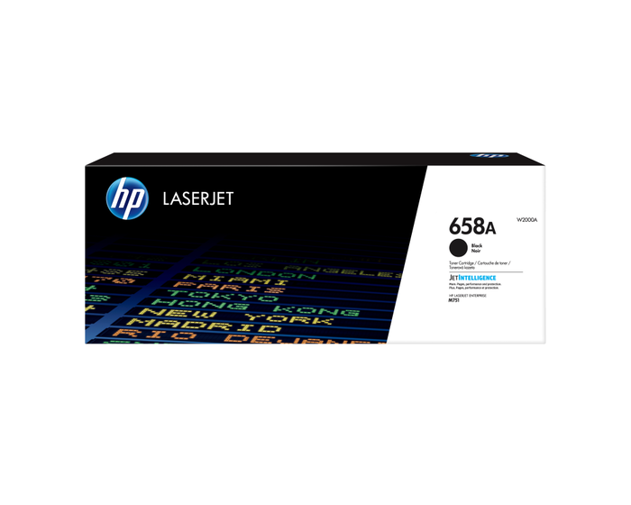 HP 658A Negro Cartucho de Tóner Original LaserJet W2000A