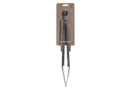 DKD Home Decor Pinzas para servir INOX ACACIA 26 Natural