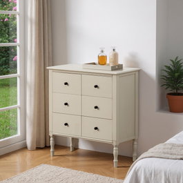 Ixia Cómoda Gris Claro DM 75 x 33 x 75 cm