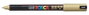 Uni ball POSCA Marcador PC-1MR No Permanente Punta Extrafina 0.7 mm Oro