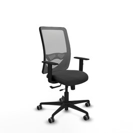 PIQUERAS Y CRESPO Silla de oficina Zulema Gris con mecanismo Sincro/Traslack