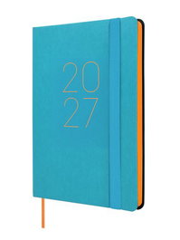 Finocam Agenda Anual 2027 Flexi Lisa Azul