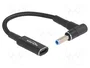 DeLOCK Cable adaptador USB Type-C hembra a HP 4,5 x 3,0 mm macho 90° 15 cm