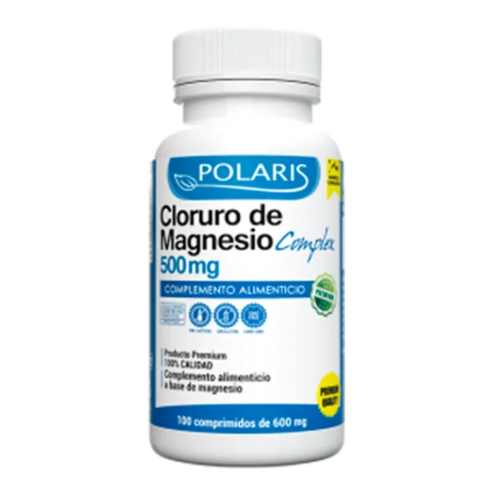 POLARIS Cloruro Magnesio Complex 500 mg, 100 comprimidos POLARIS Cloruro Magnesio Complex 500 mg, 100 comprimidos