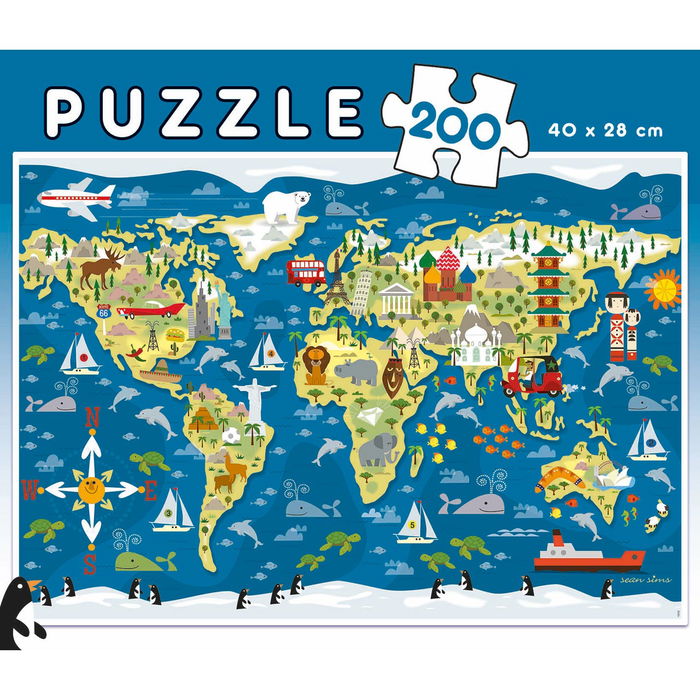 Puzzle 200 Mapamundi 19292 Educa Puzzle 200 Mapamundi 19292 Educa