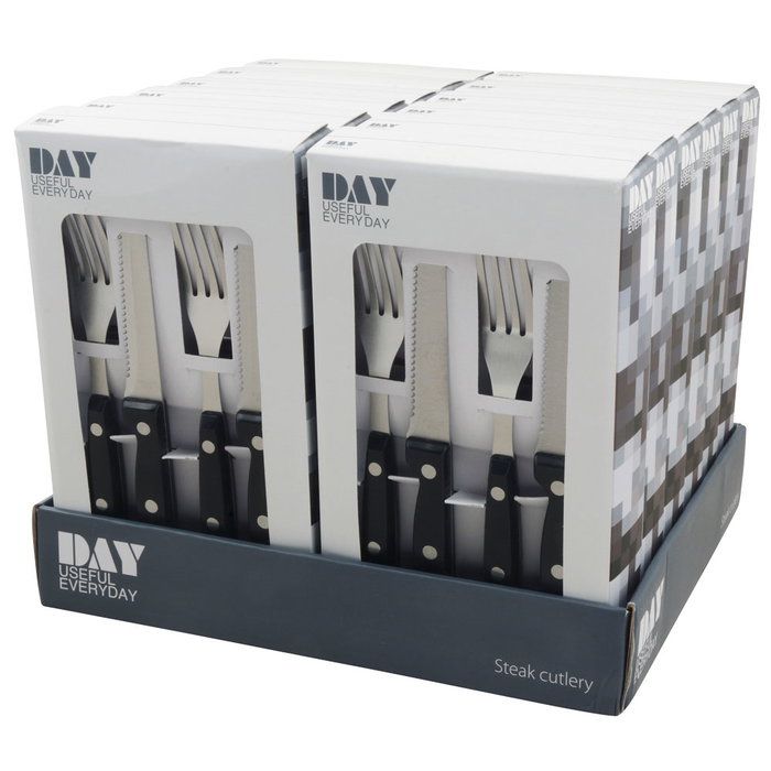 DAY Juego De 4 Tenedores Y 4 Cuchillos