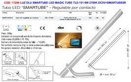 DLU Finstock Smartube LED TLE-151 6W 2700K DC5V