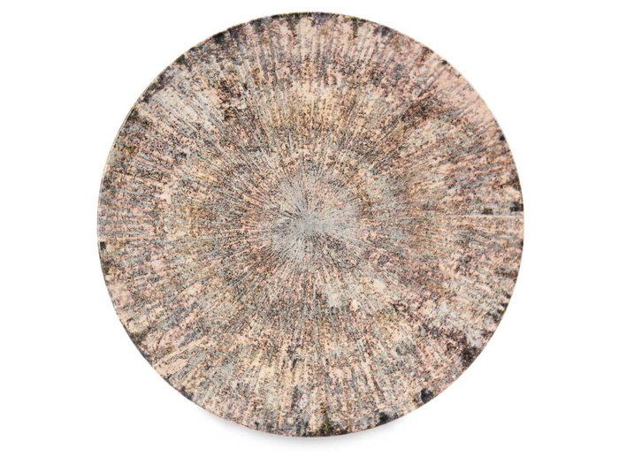 VESSIA Plato Porcelana Llano 26 cm Marrón Explosion (Set de 24)