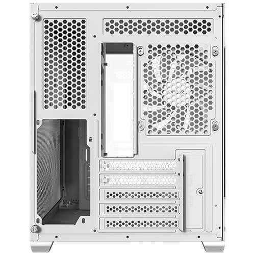 Antec Carcasa CX60M ARGB Blanco - Torre Mini Micro-ATX, Panel de Vidrio Templado, 3 Ventiladores ARGB Preinstalados, 1x USB-C, Compatible con placas ITX/Micro-ATX
