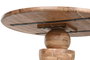 DKD Home Decor Mesa Redonda de Comedor Acacia Natural 115x115x76