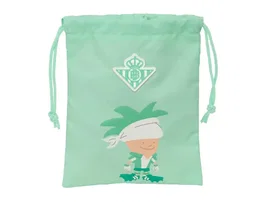 Safta Saquito de Merienda Colección Real Betis Balompié para Preescolar 250x200 mm