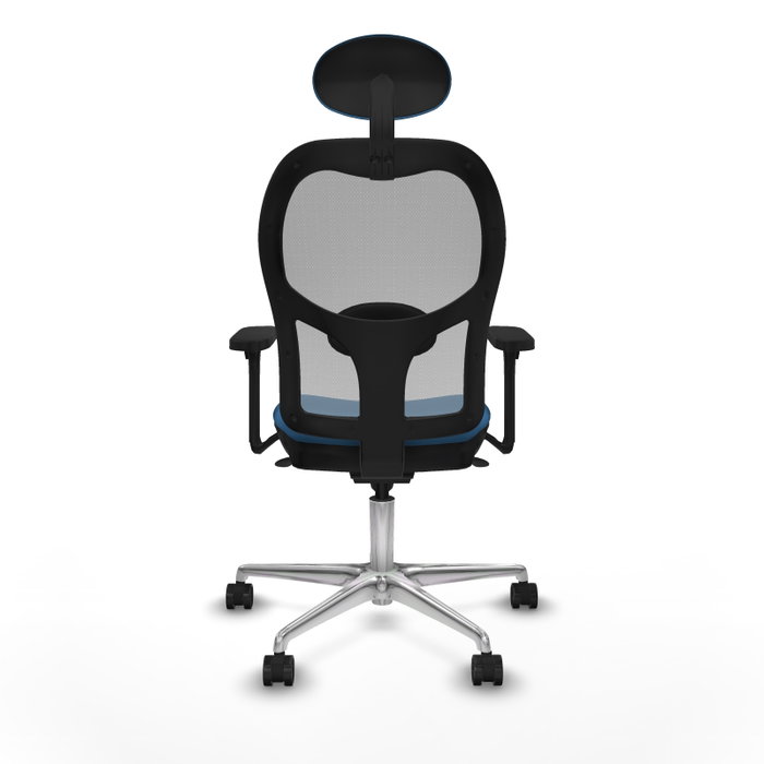 PIQUERAS Y CRESPO Silla de oficina Jorquera con mecanismo Sincro, Azul claro y Gris PIQUERAS Y CRESPO Silla de oficina Jorquera con mecanismo Sincro, Azul claro y Gris