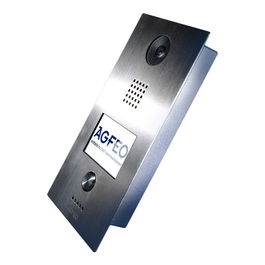 AGFEO IP-Video TFE 1 Videoportero TFT 3.5" 480x320px, 1280x720px Plata IP65 PoE Exterior