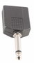 Adaptador Dual Jack Mono 1/4 Hembra X 2 Jack Mono 1/4 A089