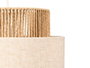 GIFTDECOR Lámpara Triple Cuerda Tulipa Grande Blanco-Marron