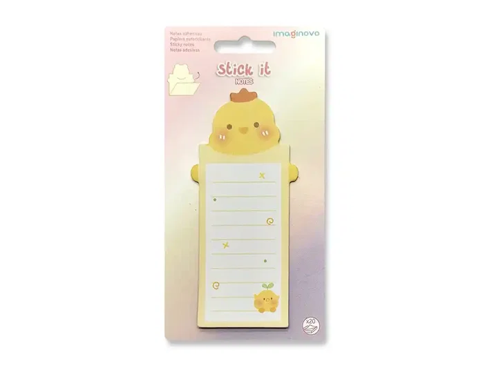 Imaginovo Bloc Notas Adhesivas Pollito 20 Hojas 85x164 mm Imaginovo Bloc Notas Adhesivas Pollito 20 Hojas 85x164 mm