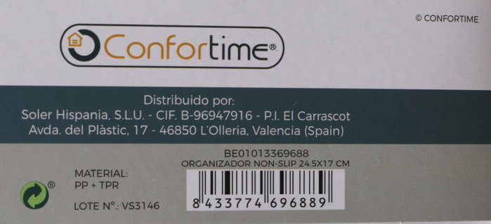 Confortime Organizador Non-Slip -72 24.5x17cm