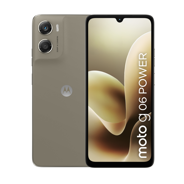 Motorola Moto G06 Power Smartphone 6.88" Pantalla 120Hz Android 15 4GB RAM 256GB 4G Batería 7000mAh Cámara 50MP Color Caqui