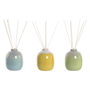 DKD Home Decor Ambientador Mikado con Jarrón de Cerámica 100 ml