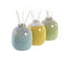 DKD Home Decor Ambientador Mikado con Jarrón de Cerámica 100 ml
