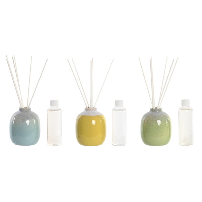 DKD Home Decor Ambientador Mikado con Jarrón de Cerámica 100 ml DKD Home Decor Ambientador Mikado con Jarrón de Cerámica 100 ml