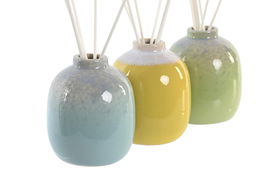 DKD Home Decor Ambientador Mikado Bicolor 8 x 24 x 8 cm (3 Unidades)