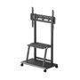 Vivolink Soporte móvil para pantallas de 37 a 100 pulgadas, 150 kg de carga máxima