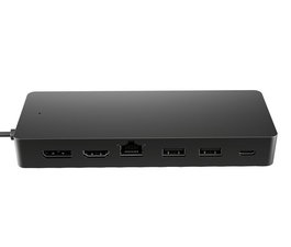 HP Hub USB-C Universal Multiport, 7 Puertos, Doble Pantalla 4K HDMI y DisplayPort, Conexión para PC USB-C