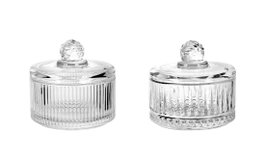 DKD Home Decor Joyero de Cristal Grabado 330ML Surtido de 2